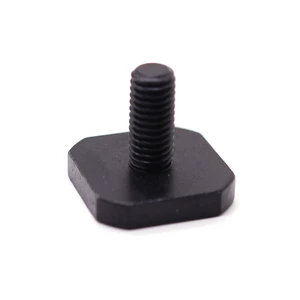 Custom Black Oxide Square Head T Bolt High Strength Carbon Steel CNC Machined Fastener