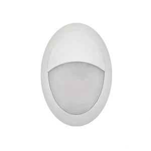 7W High Brightness Outdoor Wall Lamp LED Home Yard Porch IP66 Waterproof White Housing