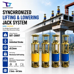 Intelligent Synchronous Lifting and Lowering Jacks for Heavy Weight Structure Lifting Project