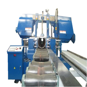 Advanced Horizontal Column Pipe Spool Cutting Machine with Hydraulic Cylinder Clamping