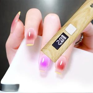 Portable Mini Home DIY UV LED Nail Dryer Lamp High Quality Fast Curing Rechargeable LCD Screen Battery Powered Low Noise