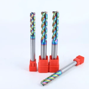 Endmill 3 Flute Long Length Coating Solid Carbide Cutter For Aluminum Copper Machining Endmill Carbidet Slot Cutter Carbide