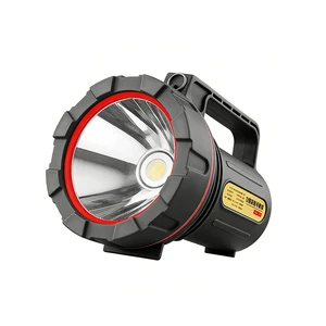 High-Power LED Explosion-Proof Searchlight-Handheld IP66 Waterproof 6000K Daylight Emergency Torch with USB Charging SOS Mode