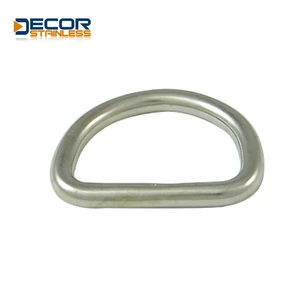 Highly Polished STAINLESS STEEL Welded D Ring Dee Ring