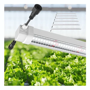 New Square LED Grow Light Tube Customized Spectrum For Plants Vegetable Herb Growth For Vertical Farm Greenhouse Grow Box