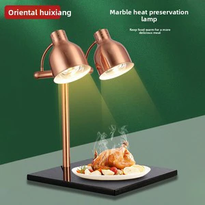 Marble Buffet Food Insulation Lamp Hotel Prevent Food From Getting Cold Barbecue Warm Food Lamp Commercial U-shaped Led Lamp