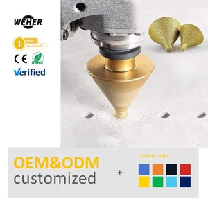 Diamond Beveling Chamfer Drill Bits Vacuum Brazed Milling Bits for Trim & Enlarge Exit Hole Existing Drill Bit Product