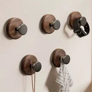 Medieval-style ABS Material Suction Cup Hook No-Trace Adhesive Hanging Back Doors Kitchen Cabinet Drawer Handles Walls Hook
