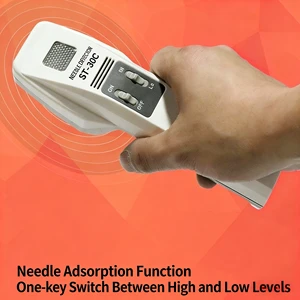 High Sensitivity Handheld Needle Detector One-key High/Low Level Switch Textile Production Line Broken Needle Inspection