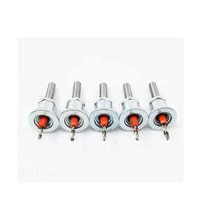 5pcs 82 Degree 2.8-4.0mm Adjustable Countersink Drill Bit Set Quick Change Screw Woodworking Chamfer Tool