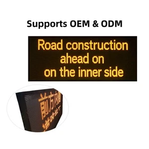 LED Vehicle Display & Warning Light Flashing Guidance Signal with Protection Wall Mount for Road Safety Supports OEM/ODM