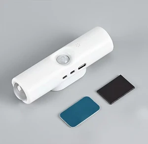 Intelligent Home LED Warm White Night Lamp with Human Body Sensor Magnetic Rechargeable Indoor Bedroom Wall Lamp