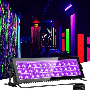UV Flood Light 395nm Ultraviolet Floodlight Fluorescent Stage Lamp Curing Waterproof 110V 220V for Halloween Dance Body Paint