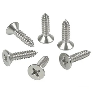 High Strength Stainless Steel Countersunk Head Self Tapping Screws for Cabinet and Window