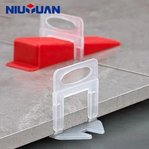 NIUYUAN Factory Price Tiling Tools Wedge And Clip Spacer Kit 1.5mm 2mm 3mm Tile Leveling System