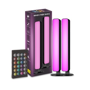 Bedroom Modern Smart Remote Control Dimmable Ambient Light Gaming PC Sound Reactive Rhythm Lights Music Sync Lamp