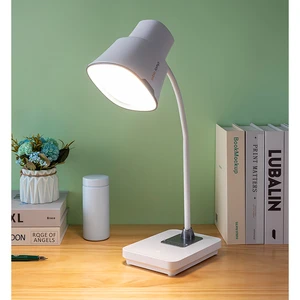 Multifunctional Study Table Lamp Color Temperature Dimming Led Study Lamp Recharge with Pen and Phone Holder