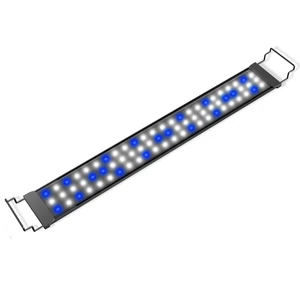 GAKO CPL-80 Rectangle Freshwater Aqua Lights LED Aquarium Lamp 36W White Blue Color Stainless Steel