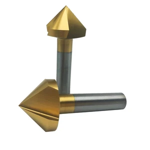Factory High Quality HSS-TiN 90 Degree 3F Chamfer Cutter Countersink Drill Bit