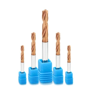 DOHRE CNC Carbide Drills 3D Internal Cooling Drill Bits for Steel