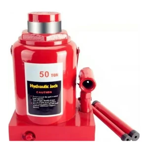 50 Ton Low Profile Hydraulic Jack 255mm Min Lifting Height Heavy Duty Industrial Toe Jack for Machinery Repair Factory Lifting