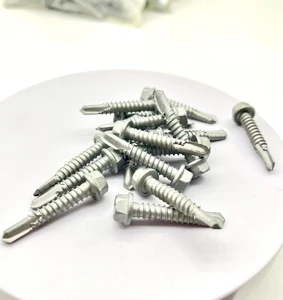 Stainless Steel 12# Hexagon Head Self-Drilling & Self-Tapping Screws ISO Standard for Steel Construction