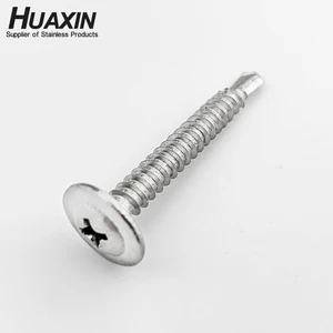 Hot Sale Stainless Steel Truss Head Self-Tapping Screws Self Drilling Drill Point Screw