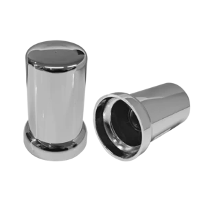 Fast Delivery of High Grade Screw on Plastic Truck Wheel Chrome Nut Covers 33mm