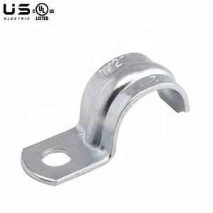 One-Hole Strap Steel Pipe Saddle Clamp Premium Clamps Strap EMT Rigid/IMC Conduit Strap