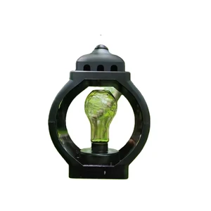 Modern Outdoor LED Storm Lantern Wedding Garden Wall Lights IP67 Small Size Solar Powered DC Waterproof Battery Decor