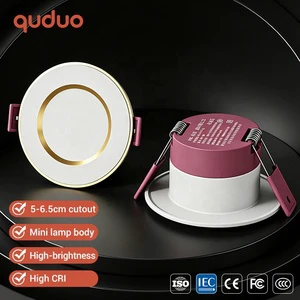 High Brightness Commercial Lighting Mall Hotel Home Aluminum 5W Ceiling Recessed LED Downlight