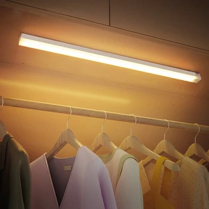 10/20/30/50cm Under Cabinet Led Light With Motion Sensor Thin USB Rechargeable Lamps Kitchen Cabinet Bedroom Wardrobe Lighting