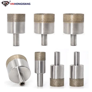 Straight Shank Sintered Diamond Core Drill Bits 40mm 50mm 60mm Diamond Glass Drill Bit For Marble Glass Tile Ceramic Drilling