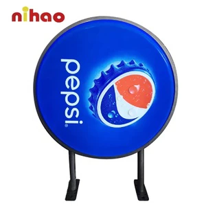 Advertising Promotional Round Acrylic Led Light Box Discount