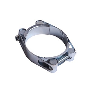 2026 TJKS Best Selling Heavy Duty Half Steel Single Bolt Hose Clamp With High Quality