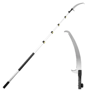 Wholesale Telescopic Hand Saw for Gardening and Wood Cutting Tree Trimming Pruner Aluminum Pruning Saw 455mm Blade 8 TPI