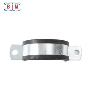 Carbon Steel Hot-Dip Galvanized O Type Insulation Pipe Clamp With Rubber
