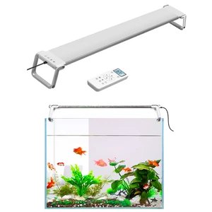 Remote Control Aquarium LED Fish Tank Light Full Spectrum 35W 60CM WRGB Marine Coral Reef LED Aquarium Light