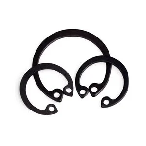 Zinc Plated Carbon Steel Internal Circlip Retaining Ring E-Clip Snap Ring Kit M6-M24 OEM Customized Hardware Fasteners KuaiTong