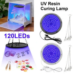 120 light beads high-efficiency LED ultraviolet UV curing lamp resin ink shadowless irradiation heating lamp