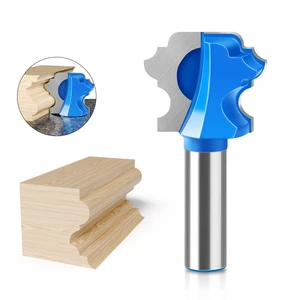 Multiple Lines Magic End Mill Armrest Woodworking Milling Cutter Carving Bit Line Cutting Router Bit Cnc Tools