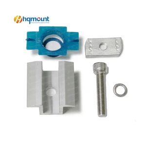 Photovoltaic Solar Panels Mounting Clip PV Inner Mid Clamp