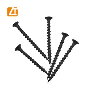 High Quality Black Metric/Inch Zinc Plated Coarse Thread Sharp Point Drywall Screw For Gypsum Panels