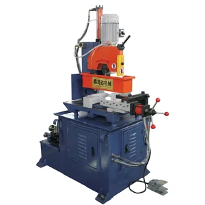 45/90 Degree Small Semi-Automatic Hydraulic Stainless Steel Water Jet Tube Pipe Cold Profile Cutting Machine For