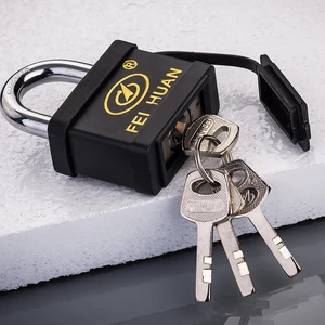 OEM Factory OEM Candado Waterproof Plastic Covered Vane Key Iron Padlock