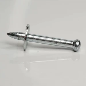 Galvanized NK32 Construction Fastening Steel Nails Red Hit Powder Actuated Drive Pins Smooth Shank Type for Shooting