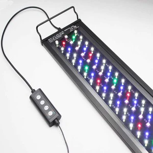 4 Feet 30w Black Box Marine RGB Adjustable Full Spectrum Coral Fish Tank Reef Seawater Aquatic Used Led Aquarium Light for Plant