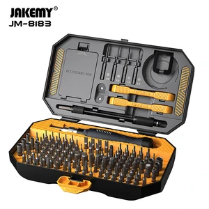 JAKEMY 145 in 1 High Quality Precise 3C Mobile Phone Repair Mini Screwdriver Set OEM Hand Tools Super Magnetic Bits Professional