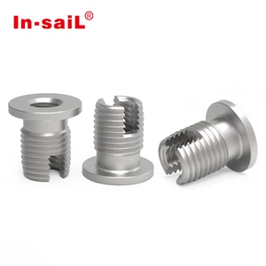 M4 M5 M6 M8 M10 Stainless Steel Self-Tapping Threaded Bushing for Thread Repair for Industrial Equipment Manufacturer OEM Flange