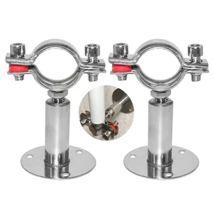 High Quality Ss304 Adjustable Clamp Pipe 1.5 Inch Welded Pipe Clips for Metal Water Pipe Tube Fitting
